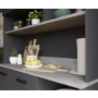 Kredens LINDA 120 cm Antracyt przybliżenie